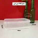 ظرف فریزری سایز 700 سی سی با بگ کراند قرمز