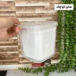 ظرف ترشی سبددار مانیا در سه سایز