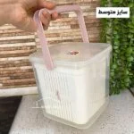 ظرف ترشی سبددار مانیا در سه سایز