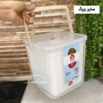 ظرف ترشی سبددار مانیا در سه سایز