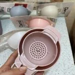 قیف دو عددی همراه با صافی پلاستیکی