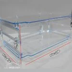 راف اکرولیک دو طبقه شفاف