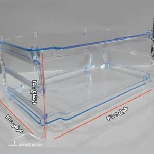 راف اکرولیک دو طبقه شفاف