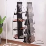 اویز کیف طبقاتی شش جیب و هشت جیب پارچه ای در کمد