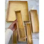جاقاشقی متحرک شش خانه با چوب رابروود