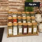 شیشه ادویه درب چوبی - Image 4