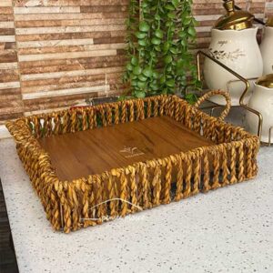 سینی حثیری کف چوبی والریا