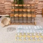 پک کامل نردبانی 18 عددی درب چوبی