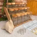 پک کامل نردبانی 18 عددی درب چوبی - Image 4