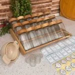 پک کامل نردبانی 18 عددی درب چوبی - Image 3