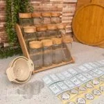 پک کامل نردبانی 12 عددی درب چوبی - Image 4