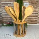 ست 6 پارچه کفگیر چوبی