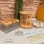 پک کامل استند گردون 12 عددی درب چوبی - Image 5