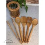 ست 6 پارچه کفگیر چوبی - Image 2