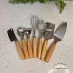 ست ابزار دسته چوبی