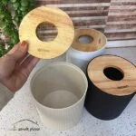 جادستمال استوانه رویه چوبی لیمون - تصویر 5