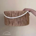 لوستر رافیا استوانه مهره دار - تصویر 6