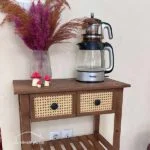 کافی بار دو کشو حصیری - تصویر 3