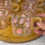 شات پیرکس دسته بامبو گلدار
