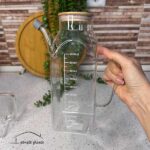 روغن ریز پیرکس مربع درب بامبو - تصویر 3